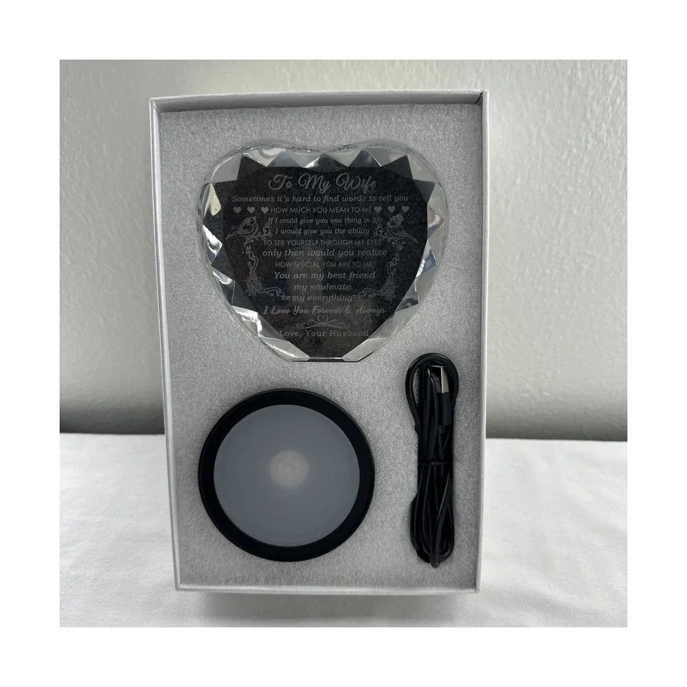 The Unbranded Brand engraved crystal